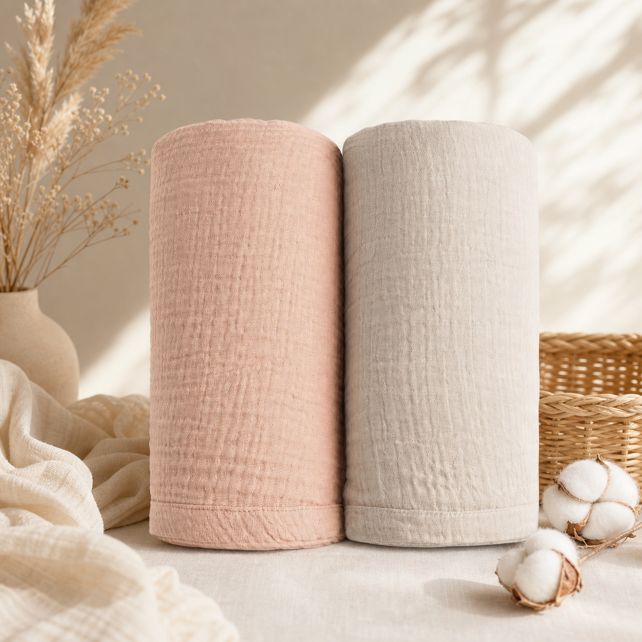 Kricozy Muslin Swaddle Blankets for Newborn